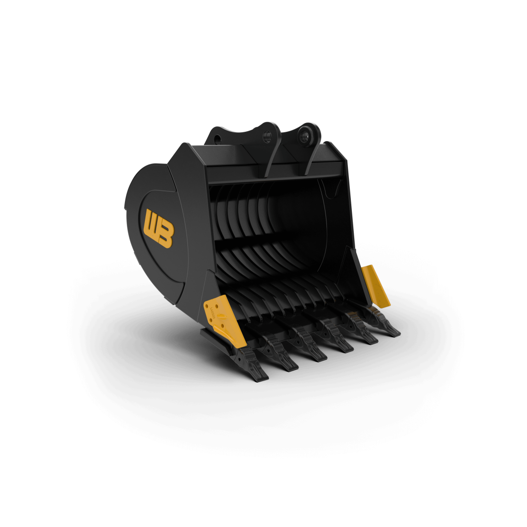 1999 Werk-Brau Mini Excavator Skeleton Rock Bucket Mini Excavator/Backhoe Attachment
