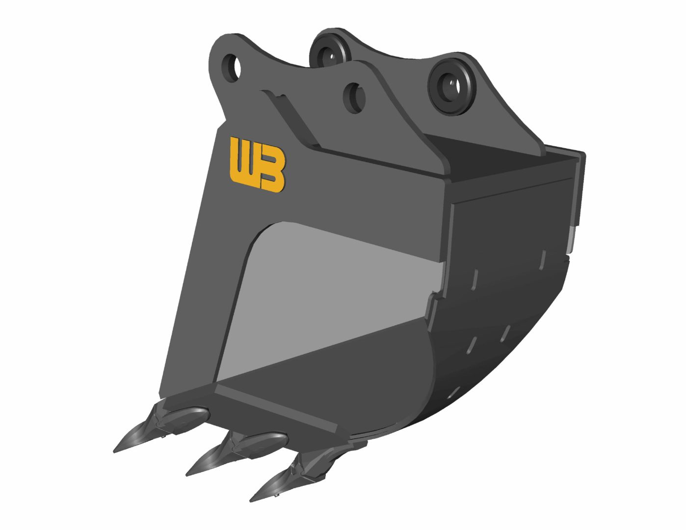 1999 Werk-Brau Excavator Reverse V-Line Rock Buckets Excavator Attachment