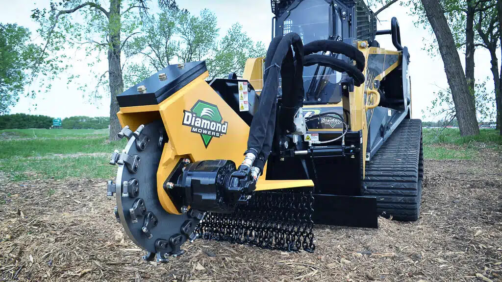 2026 Diamond Mowers Miller Stump Grinder Skid Steer Attachment