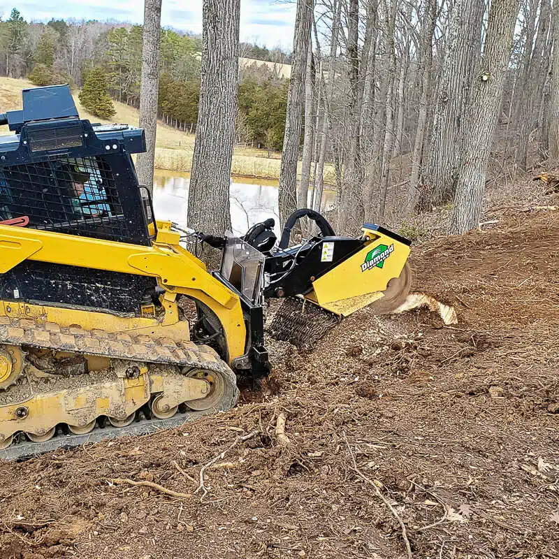 2026 Diamond Mowers Miller Stump Grinder Skid Steer Attachment