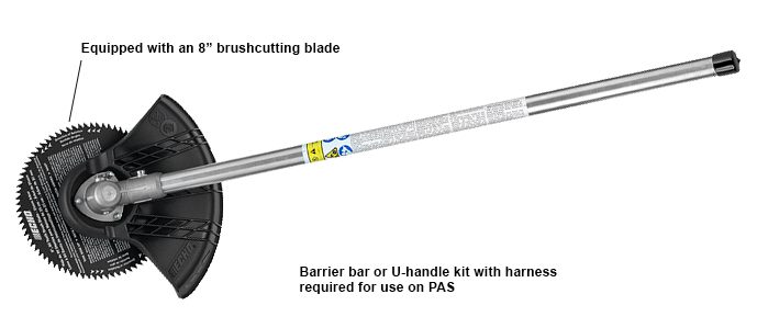 2017 Echo Power Equipment Brushcutter Attachment Landscaper