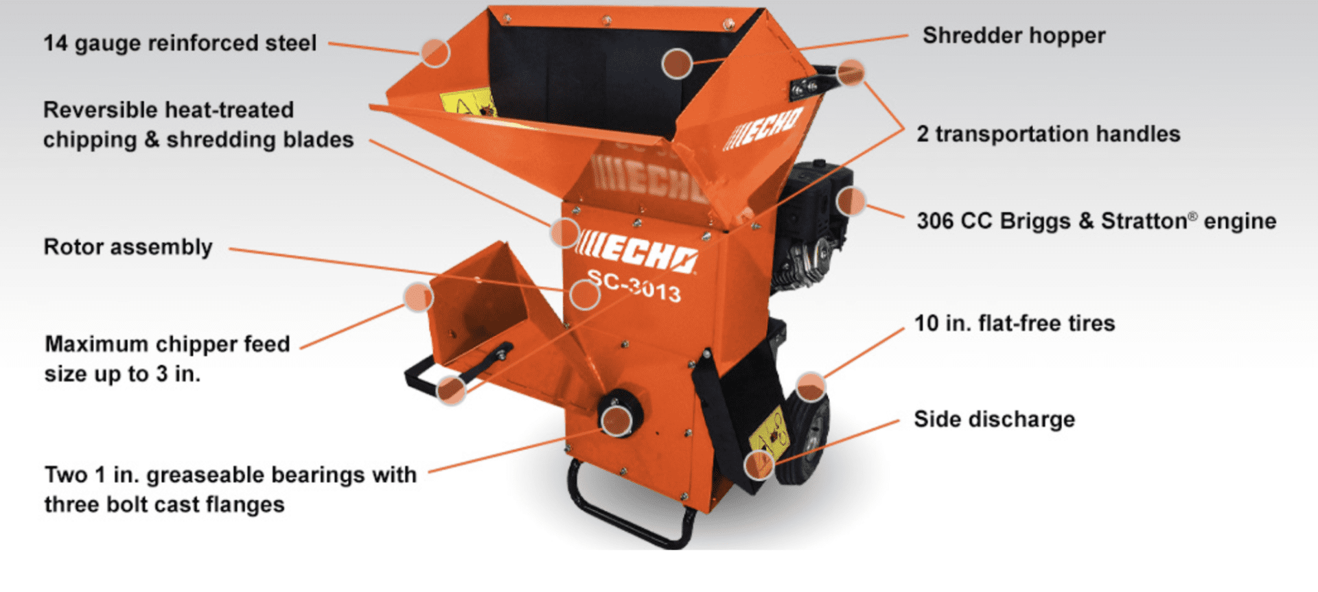 2025 Echo Power Equipment SC-3013 Chipper