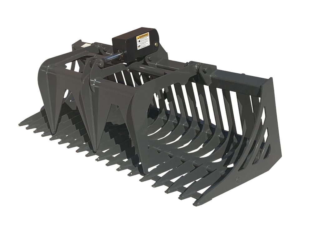 1999 CID Attachments 72″ Compact Tractor Rock Grapple Attachment Attachments